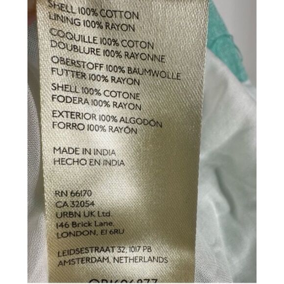 FREE PEOPLE Mabel Maxi Dress in Teal Undyed Combo Size Small / NWOT - Picture 8 of 10